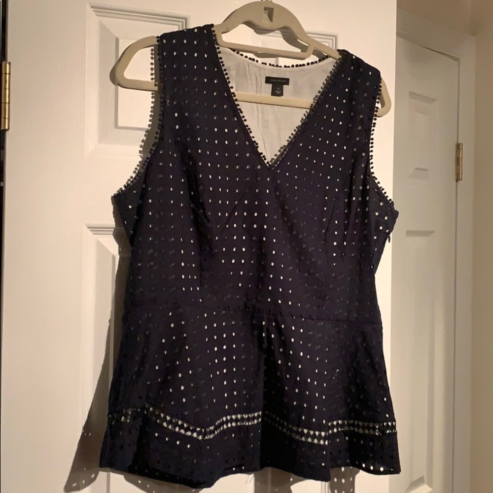 Eyelet shirt